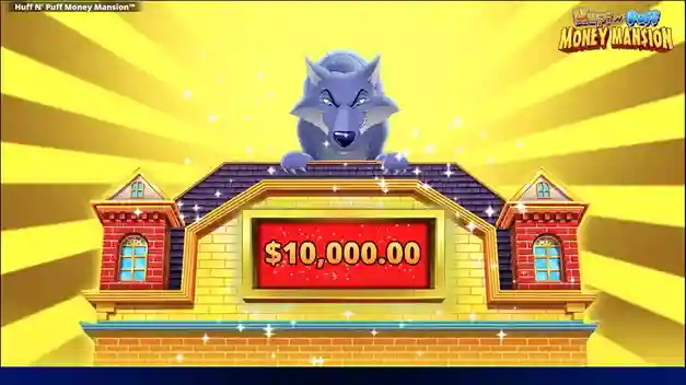 Bonusfunktionen im Huff N Puff Money Mansion Slot